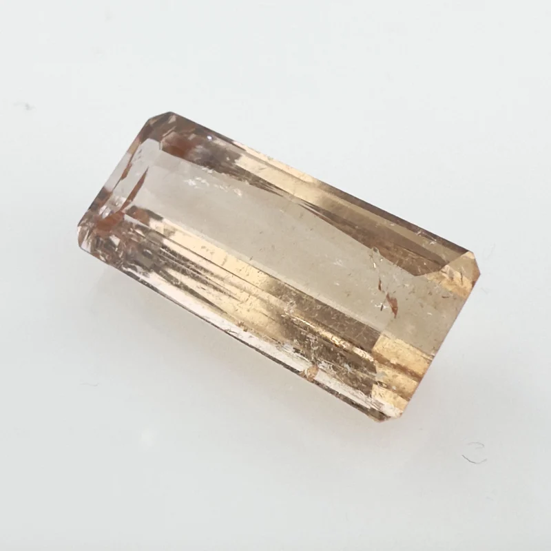 Tourmaline Pinkish Orange, Octagonal, Mozambique, 19 x 8 x 6 mm, 11.23 ct,  GIT Certificate