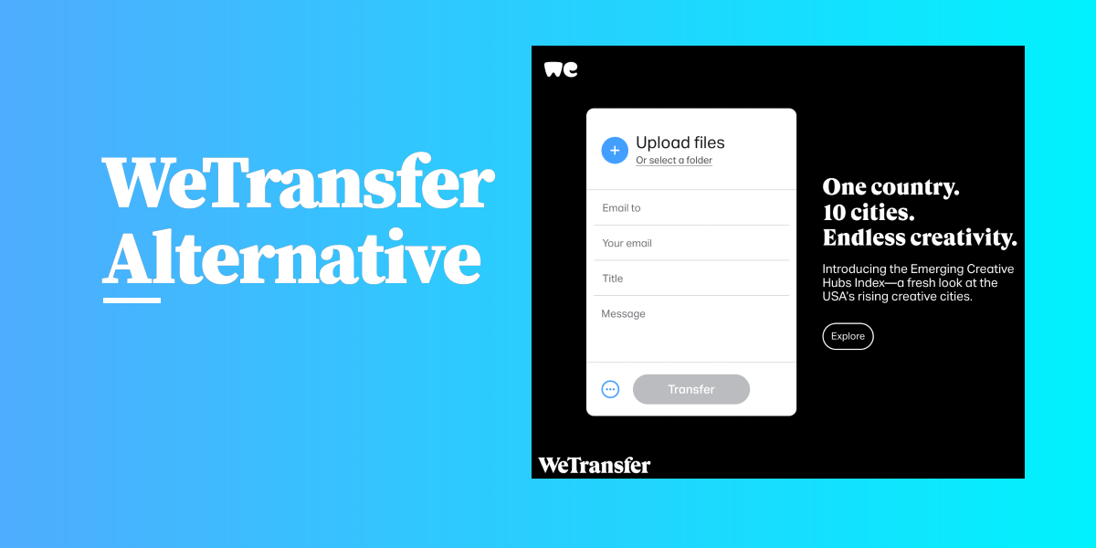 WeTransfer Alternative