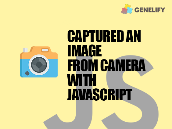 Captured an Image from Camera with Javascript