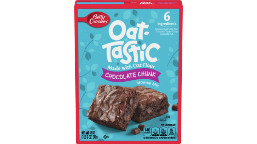 Betty Crocker Oat-Tastic Chocolate Chunk Brownie Mix - Front