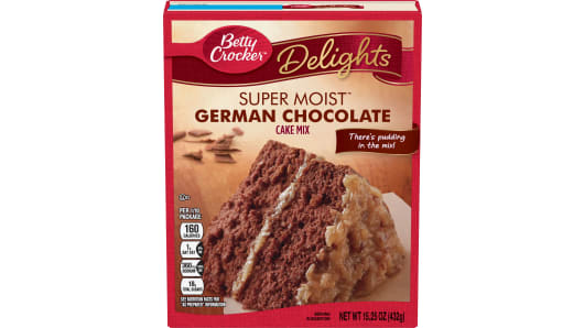 Betty Crocker Super Moist Delights German Chocolate Cake Mix Bettycrocker Com
