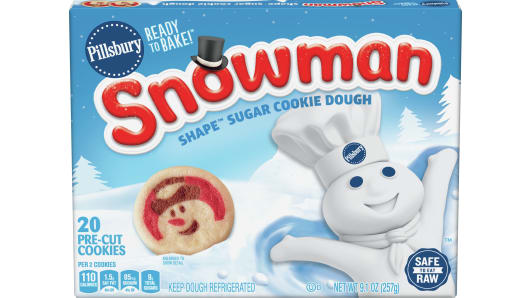 Pillsbury Shape Snowman Sugar Cookie Dough Pillsbury Com
