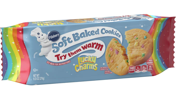 Pillsbury Soft Baked Lucky Charms Cookies - 18 ct