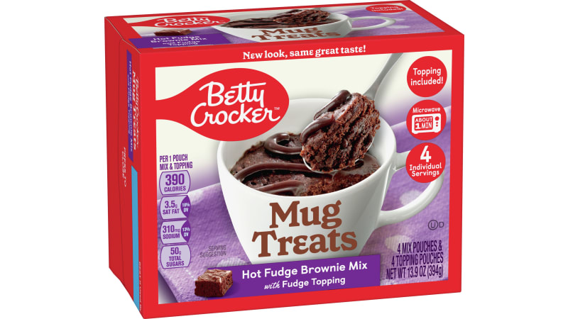 Crocker™ Hot Fudge Brownie Mix Mug Treats with Fudge - BettyCrocker.com