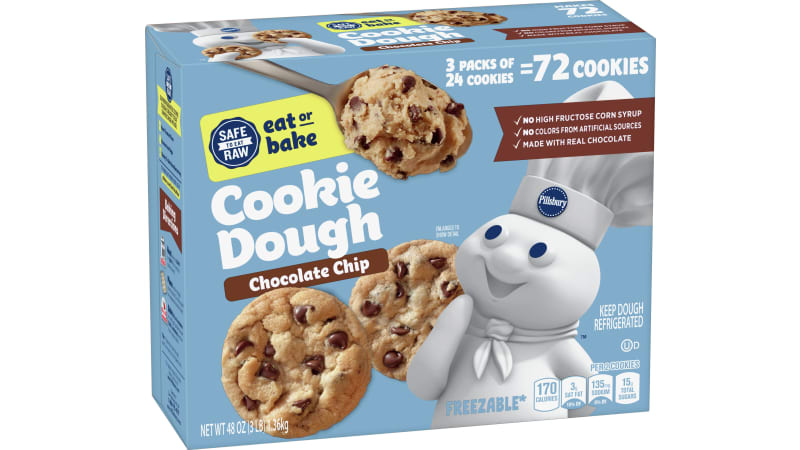 Pillsbury™ Ready to Bake!™ Chocolate Chip Cookie Dough 72ct - Pillsbury.com