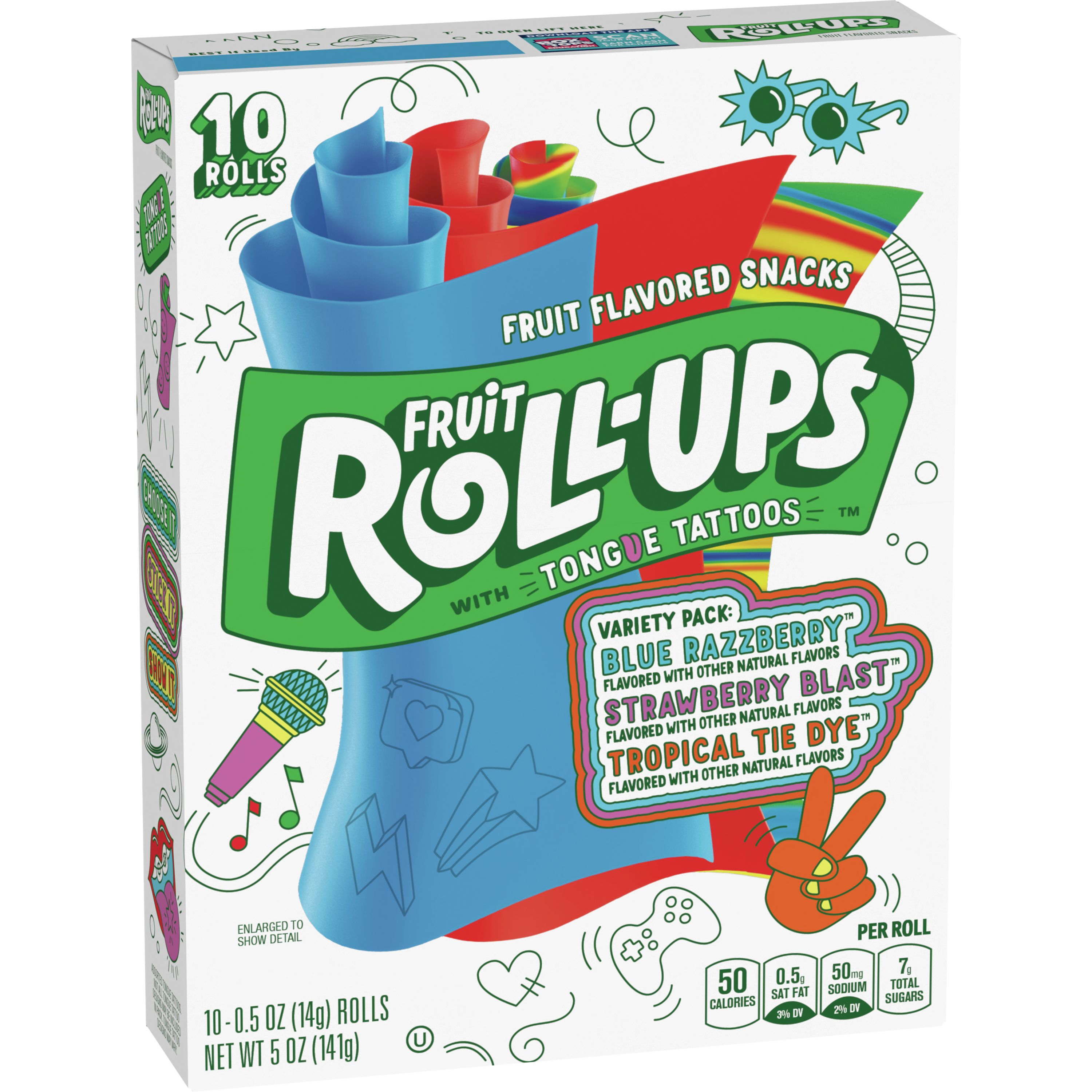 Buy Fruit RollUps Fruit Flavored Snacks Strawberry Sensation 05 oz 10  ct Pack of 10 Online at desertcartINDIA