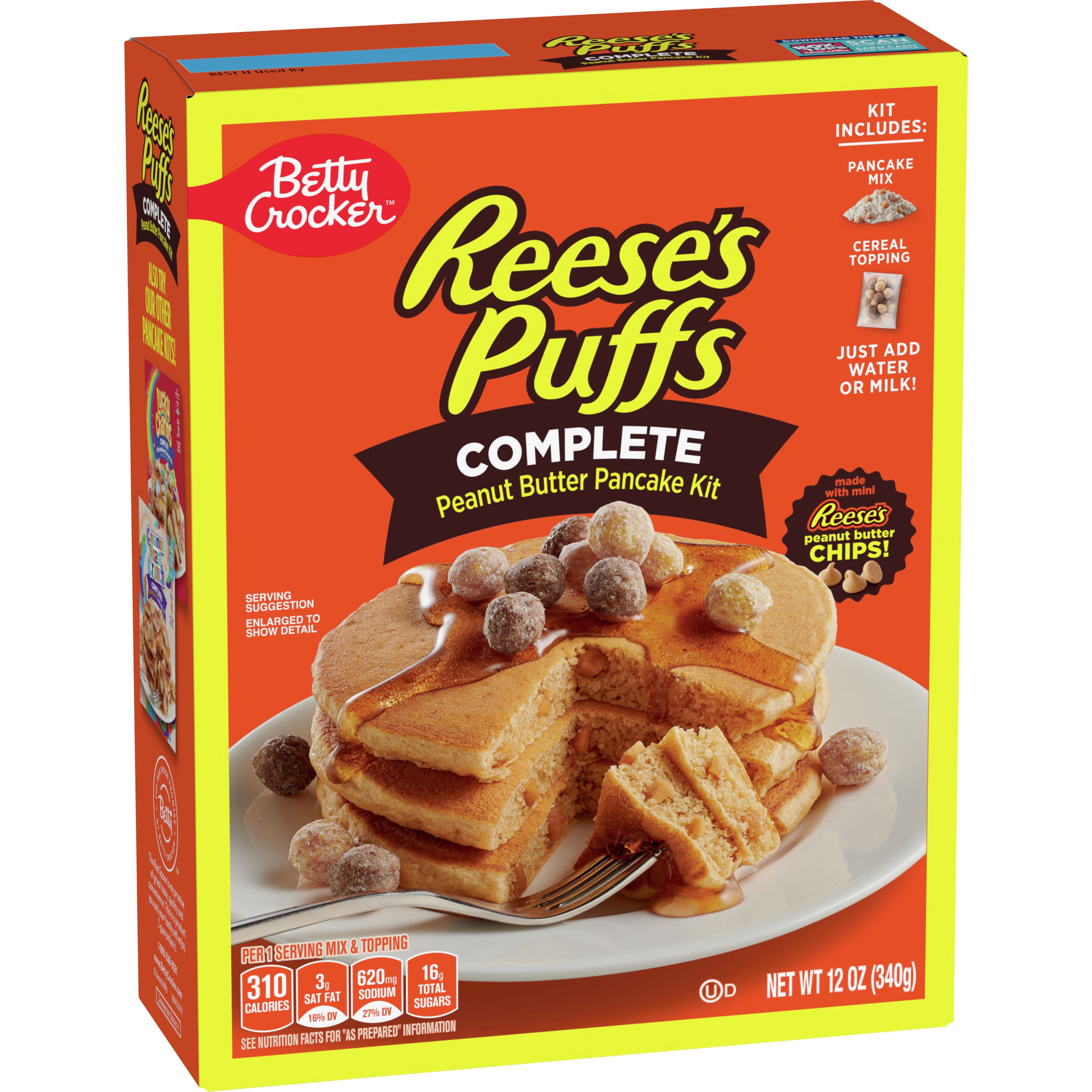 fedt nok nakke frygt Betty Crocker REESE'S PUFFS Peanut Butter Pancake Mix, 12 oz. -  BettyCrocker.com