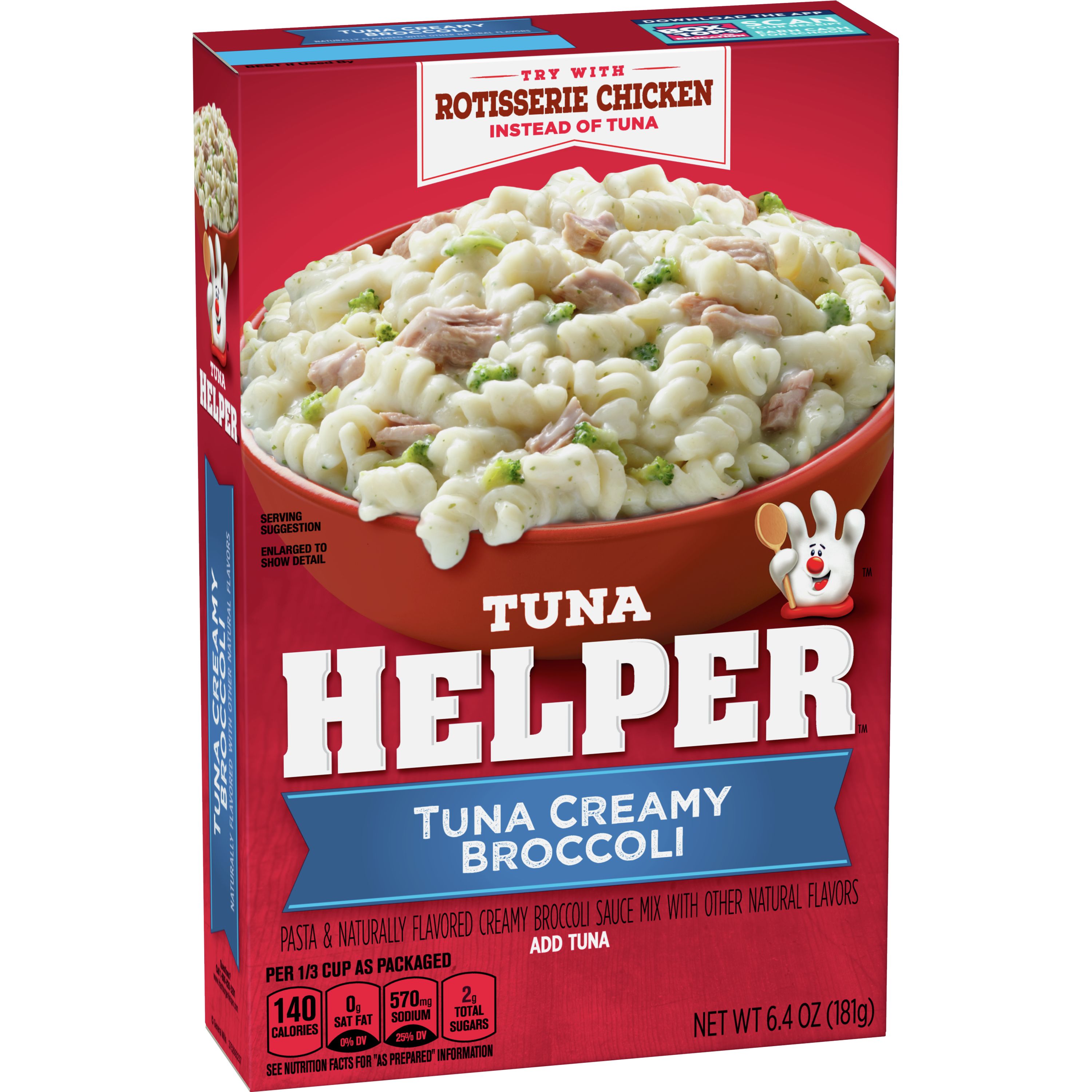 Betty Crocker Tuna Helper, Tuna Creamy Broccoli, 6.4 oz - BettyCrocker.com