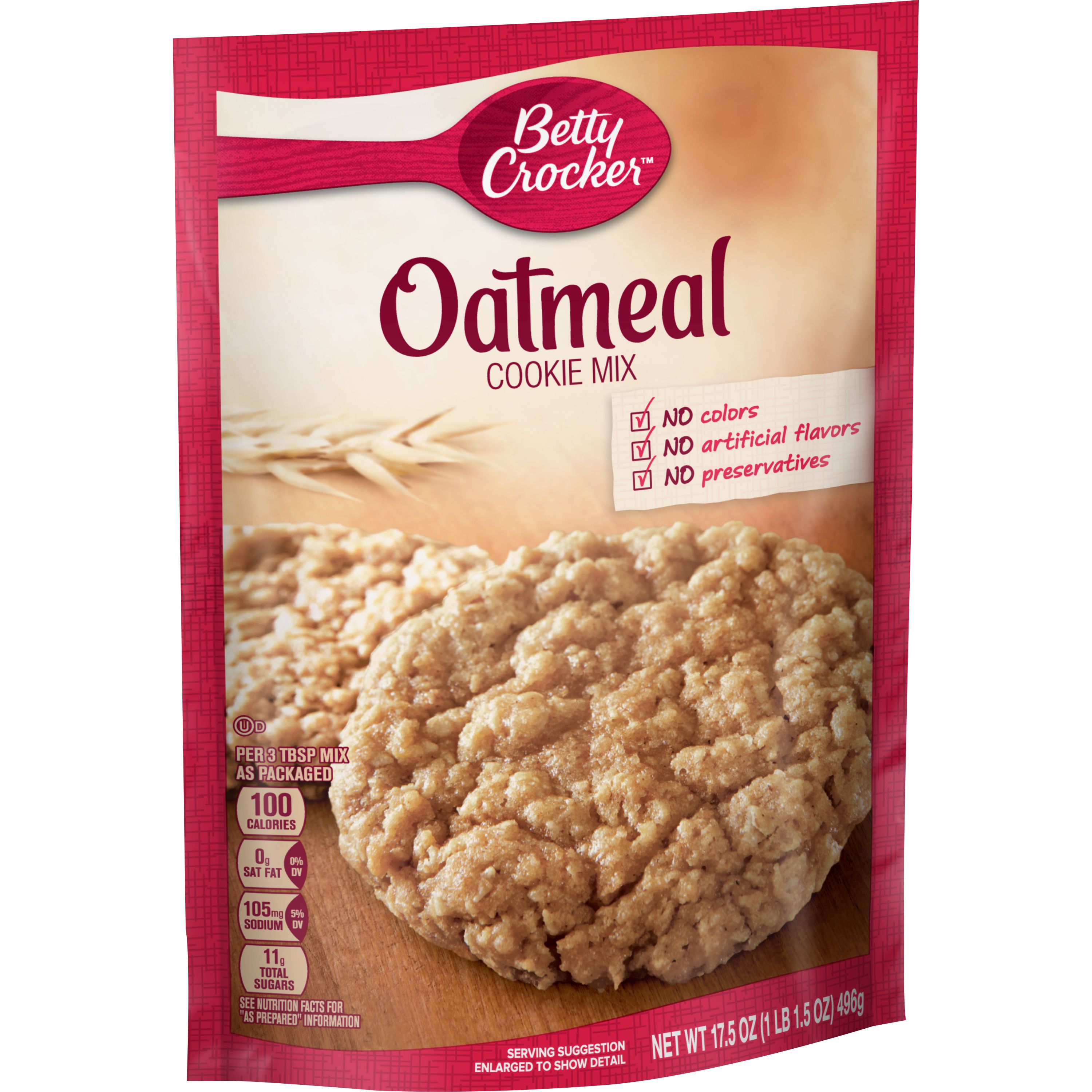 Betty Crocker Oatmeal Cookie Mix Bettycrocker Com