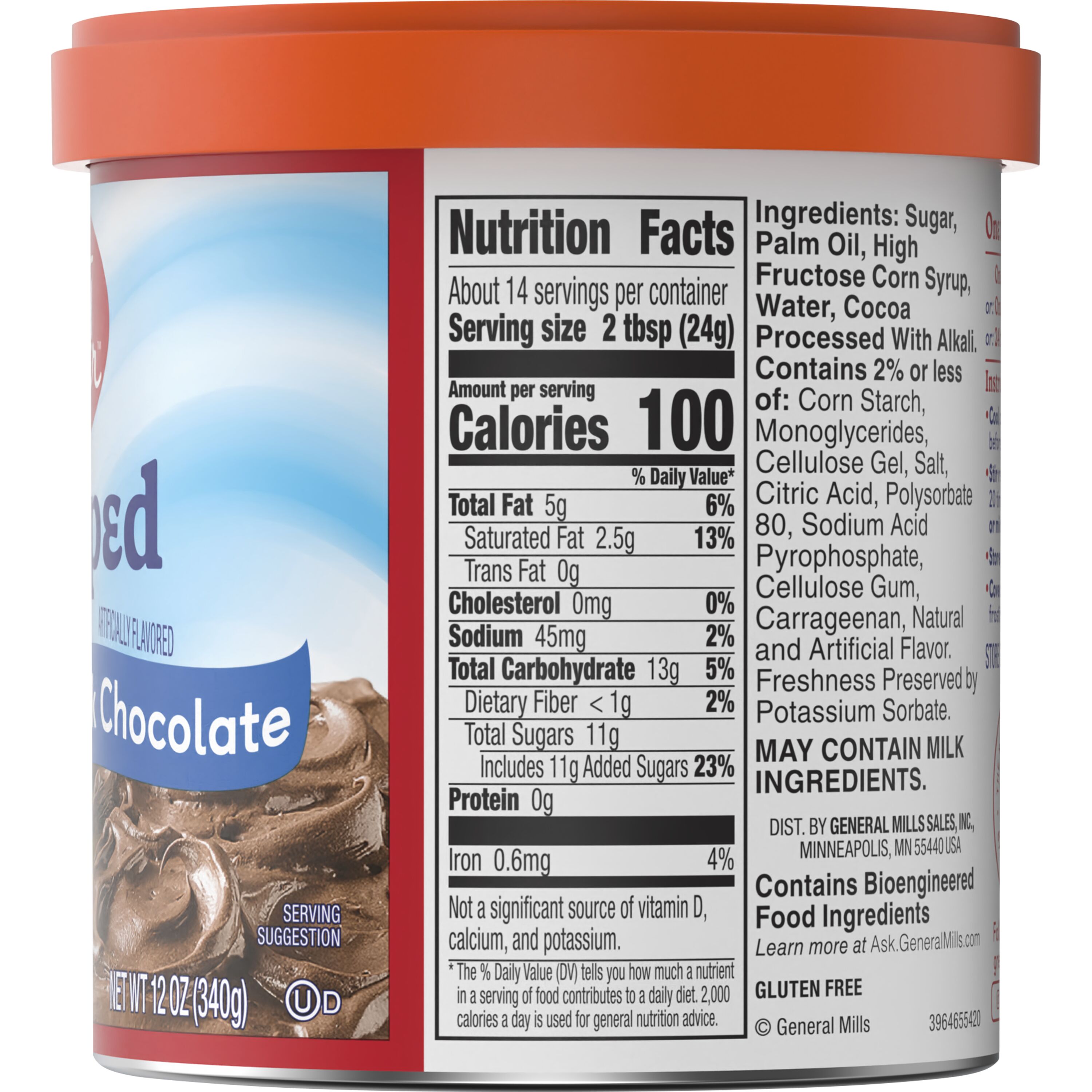 Pack) Duncan Hines Creamy Milk Chocolate Frosting, 16 Oz