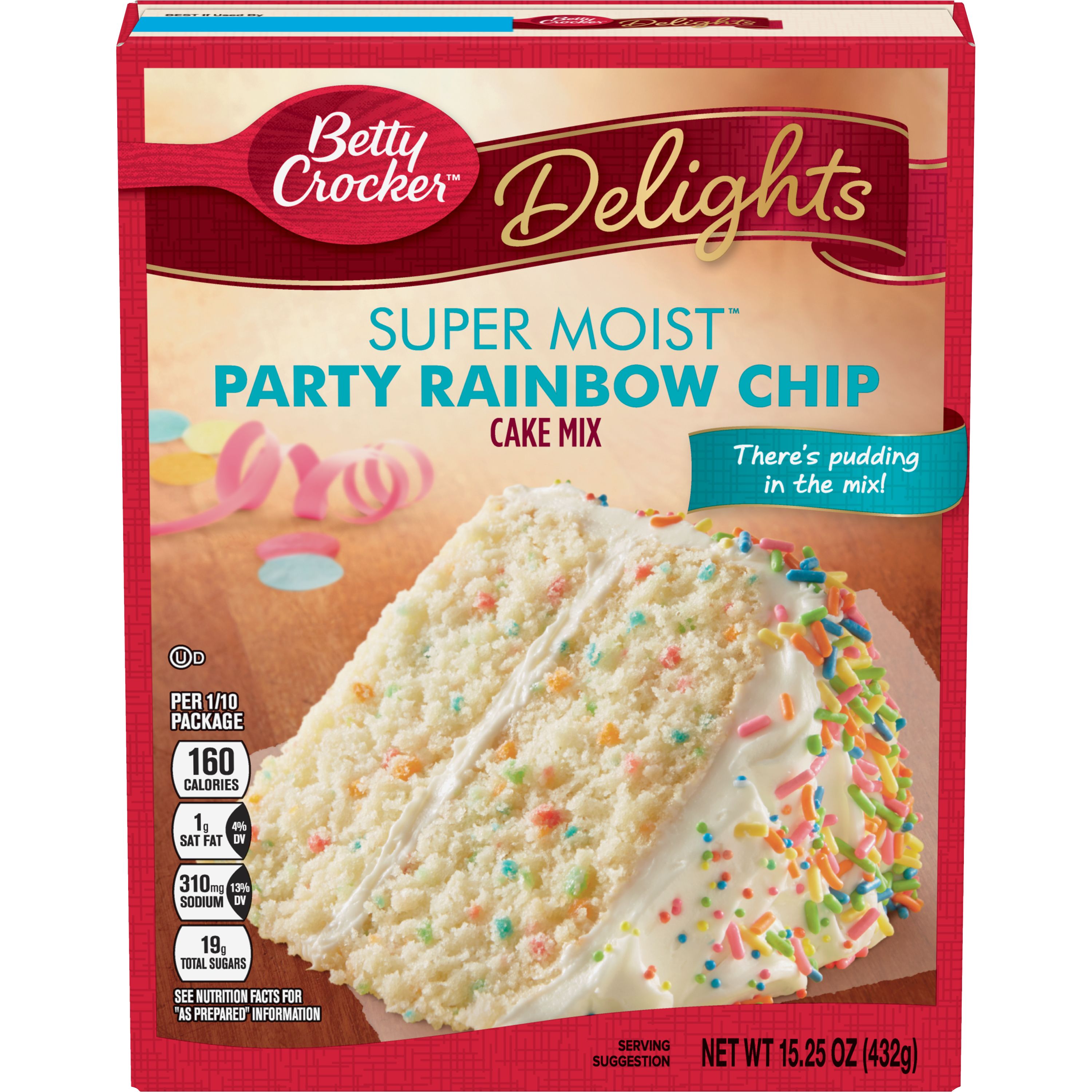 Betty Crocker Super Moist Delights Rainbow Chip Cake Mix Bettycrocker Com