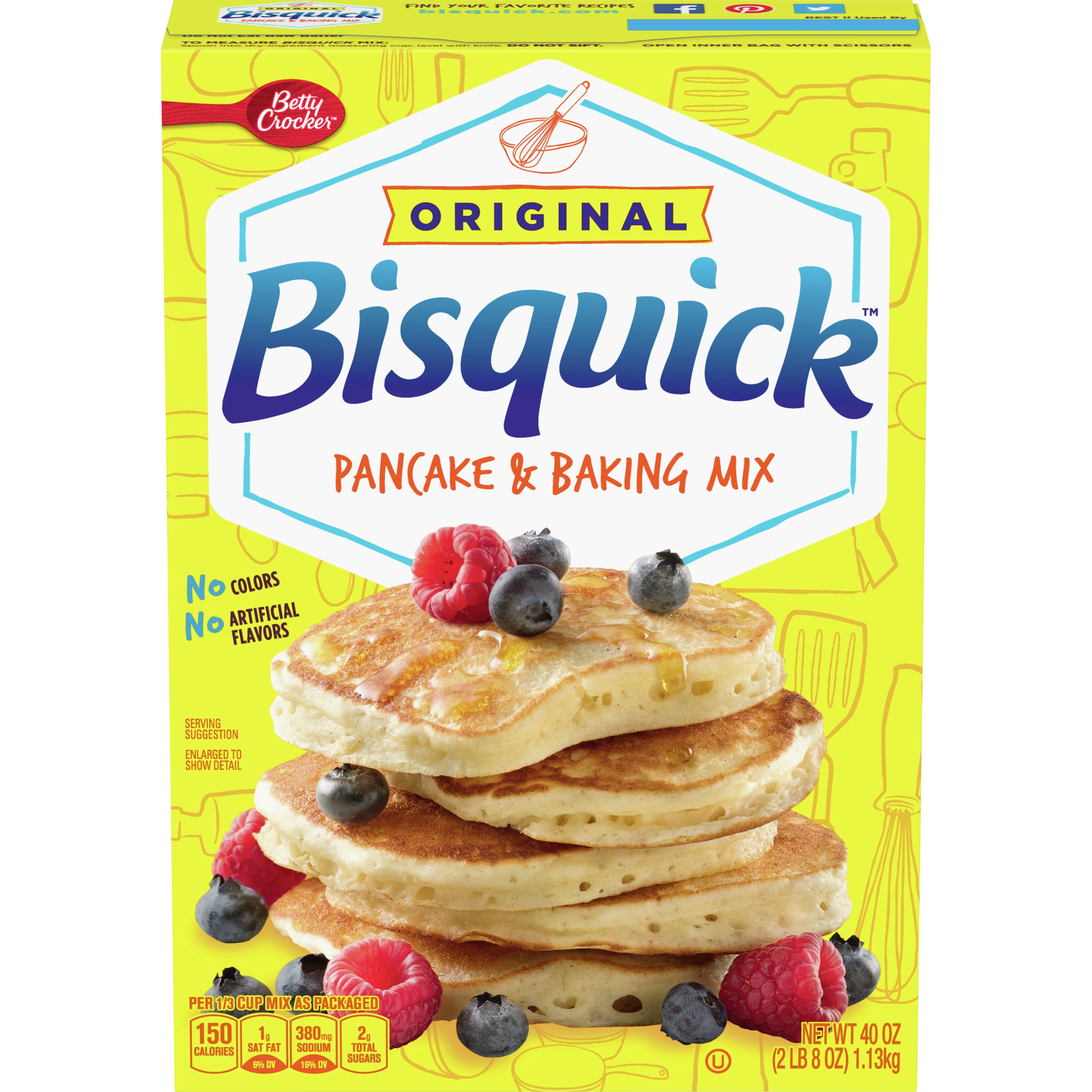 Bisquick Original Pancake Baking Mix Bettycrocker Com