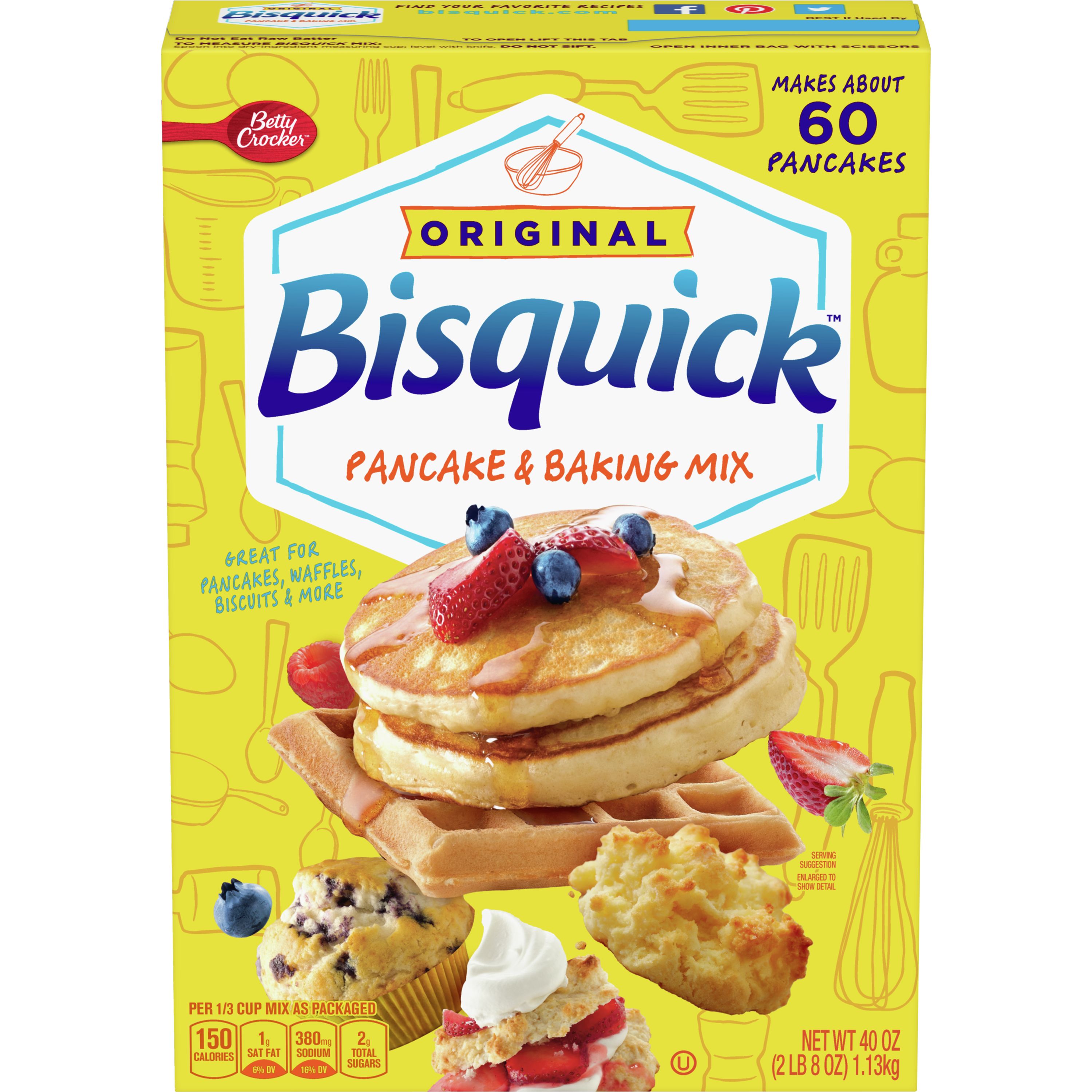 Bisquick™ Original Pancake & Baking Mix - BettyCrocker.com