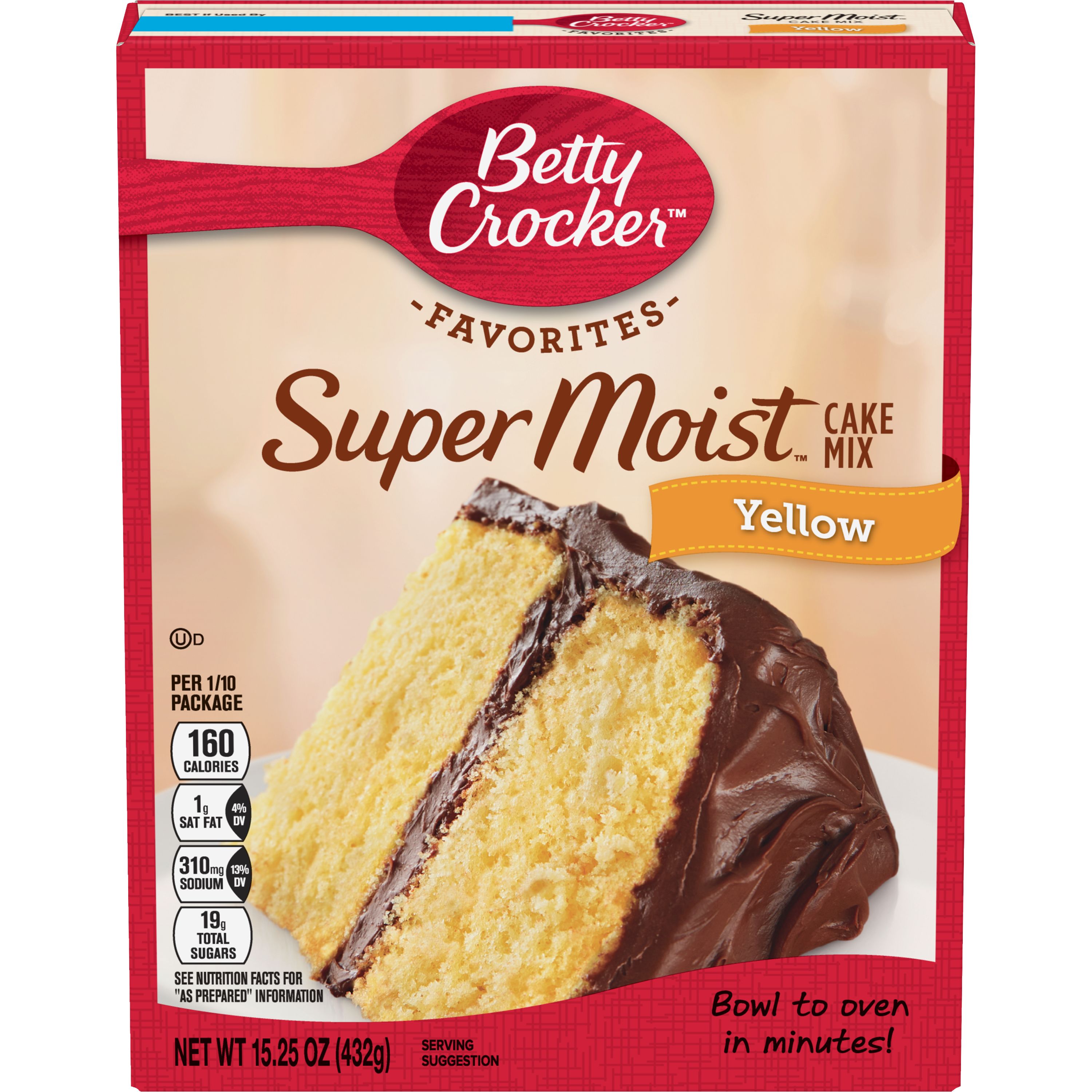 Betty Crocker Super Moist Favorites Yellow Cake Mix Bettycrocker Com