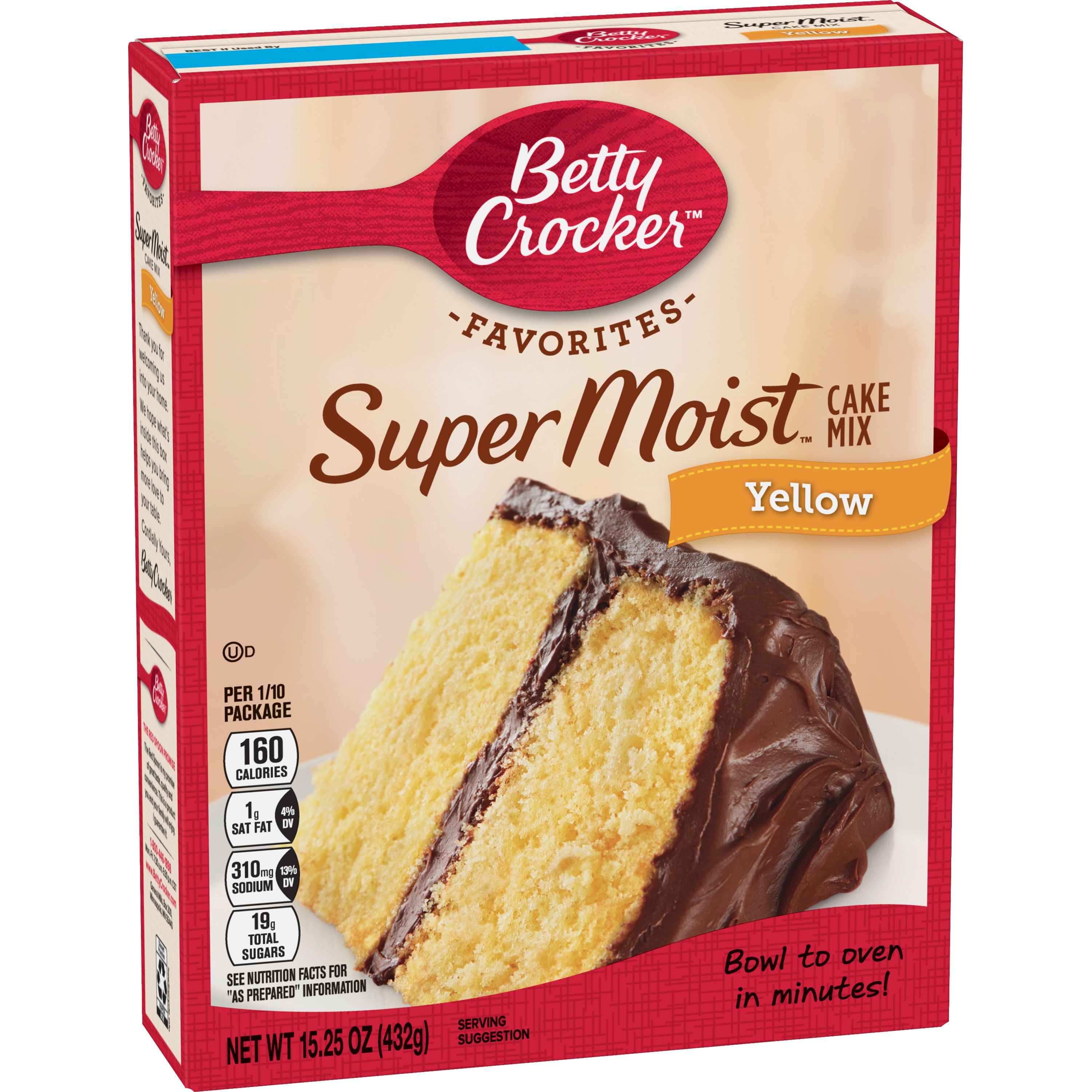 Betty Crocker Super Moist Favorites Yellow Cake Mix Bettycrocker Com