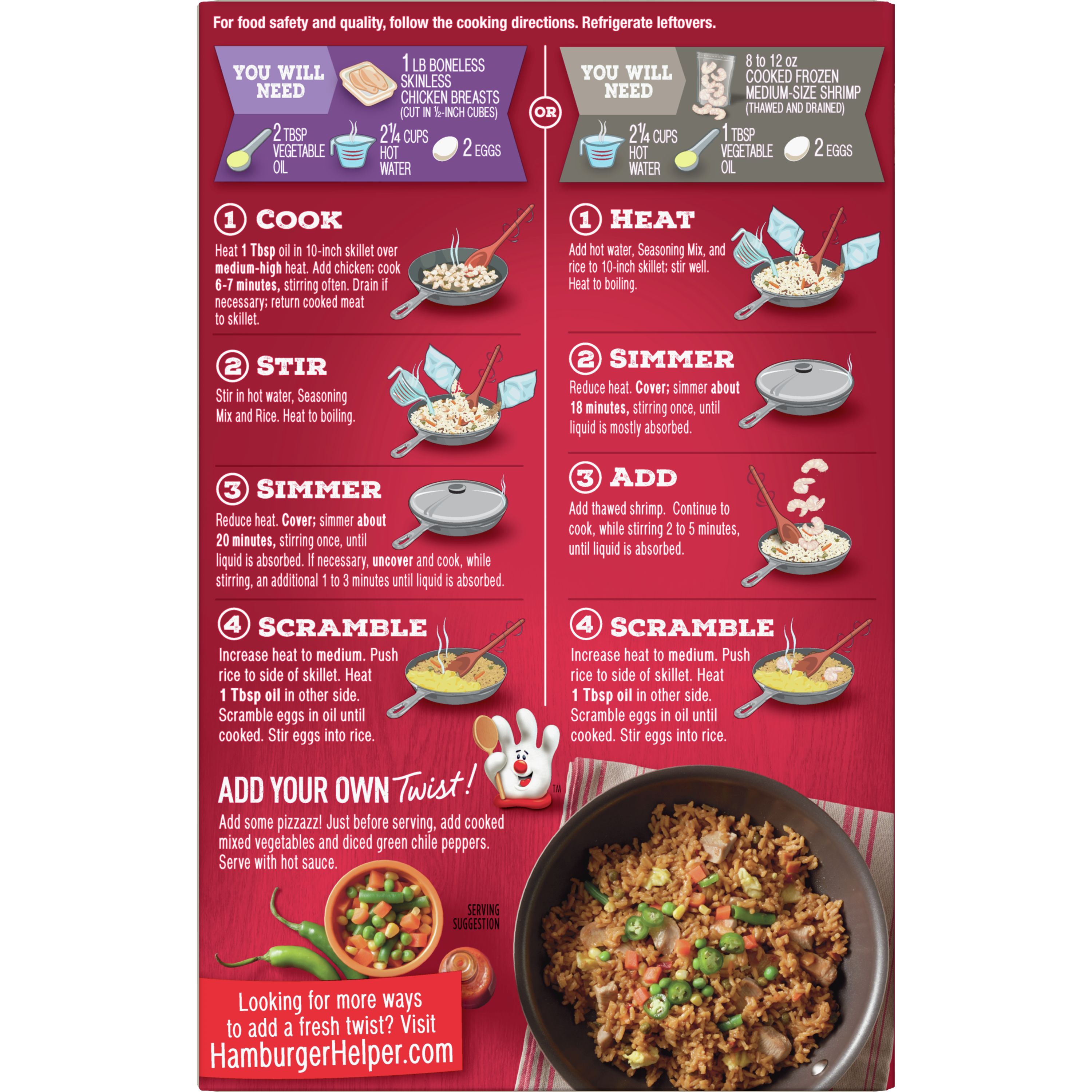Hamburger Helper Recipes With Rice | Besto Blog