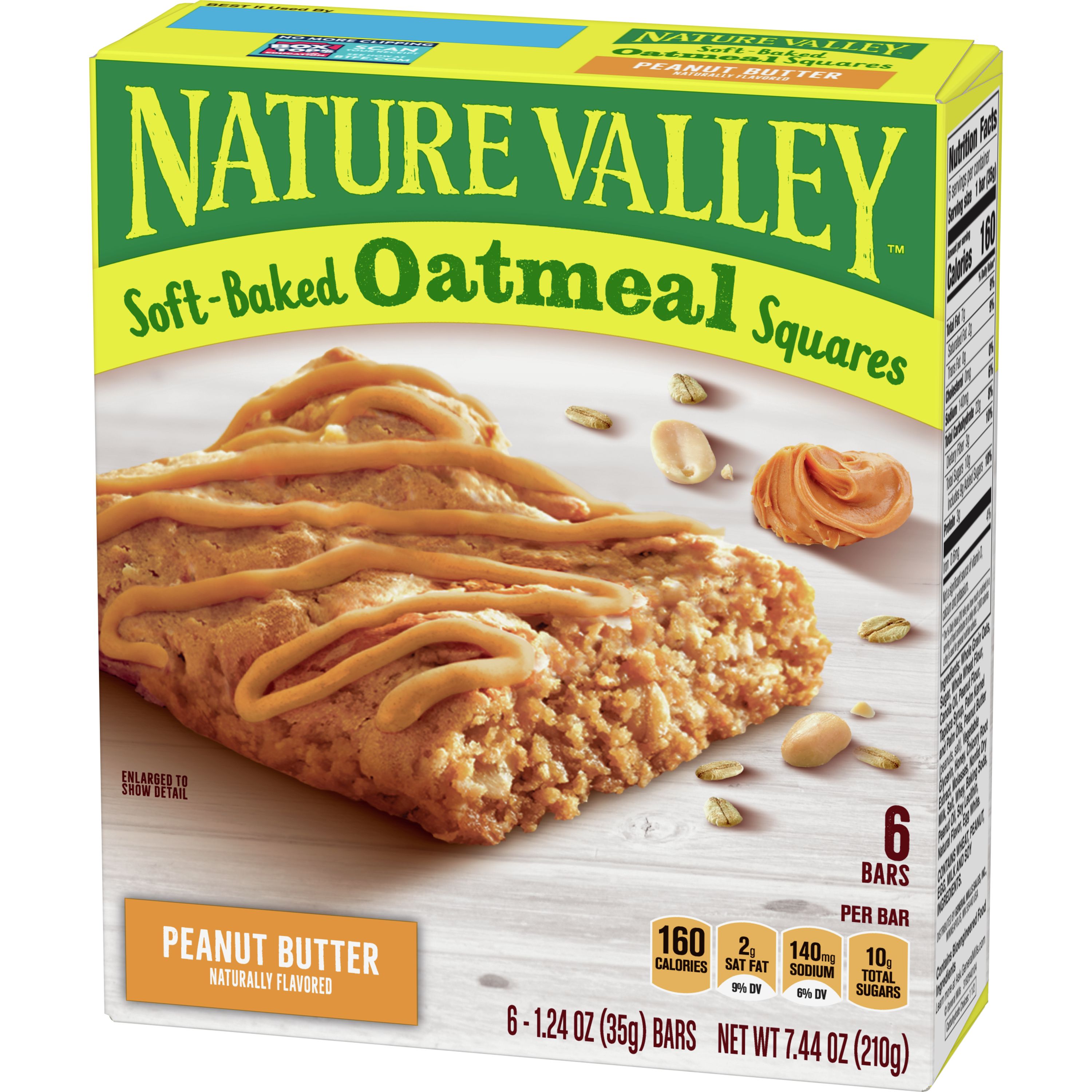 Peanut Butter Soft-baked Oatmeal Squares | Nature Valley