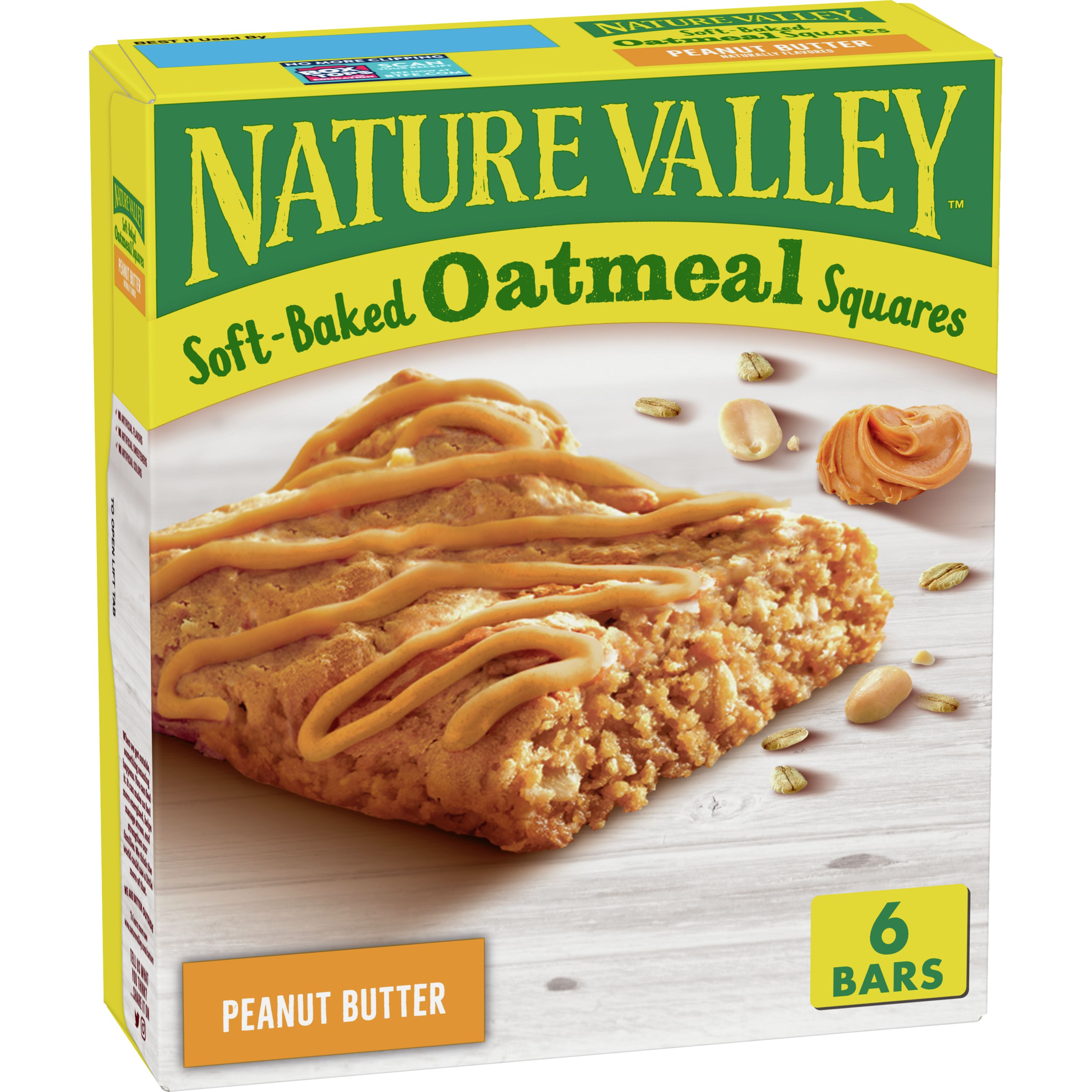 Peanut Butter Soft-baked Oatmeal Squares | Nature Valley