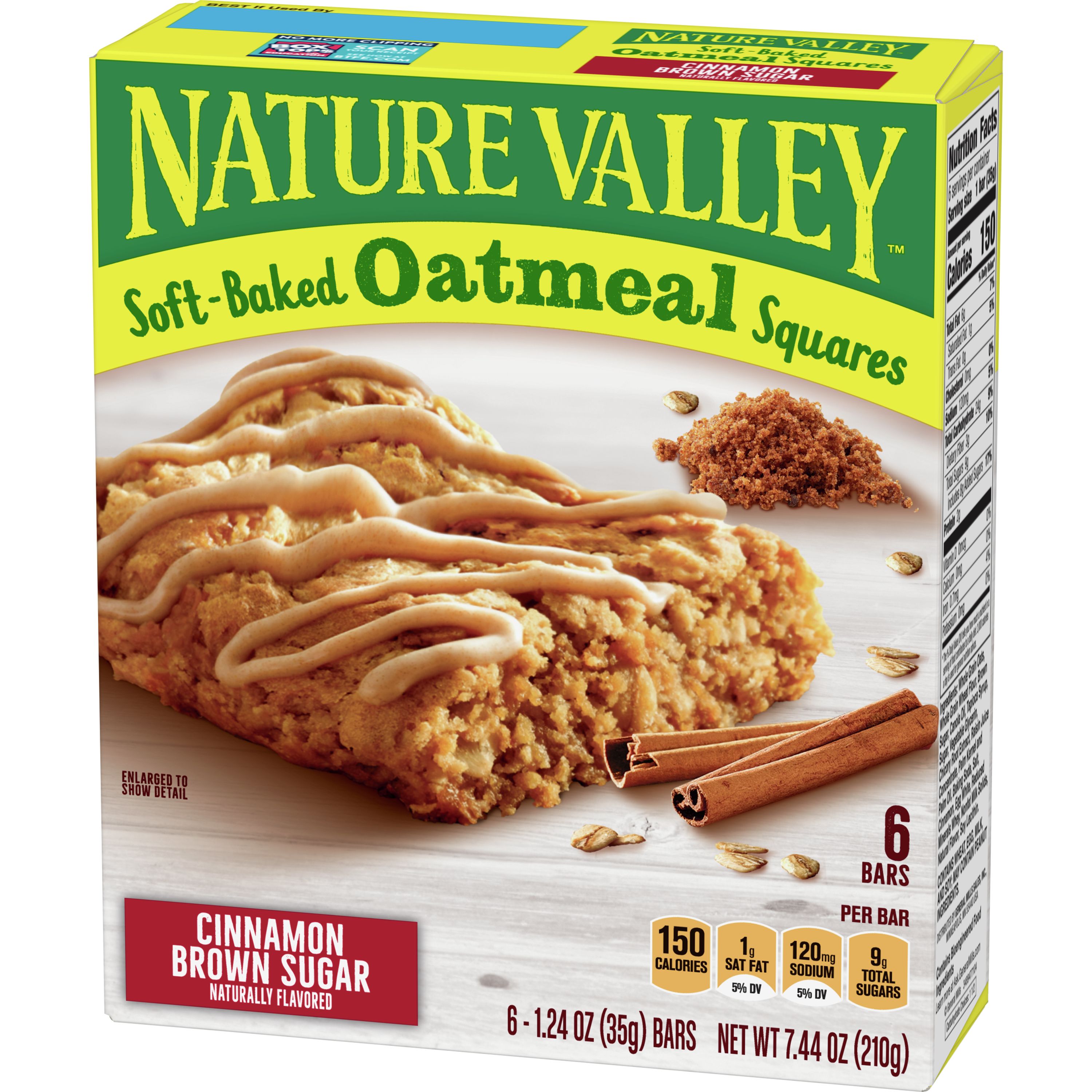 Cinnamon Brown Sugar Oatmeal Squares | Nature Valley