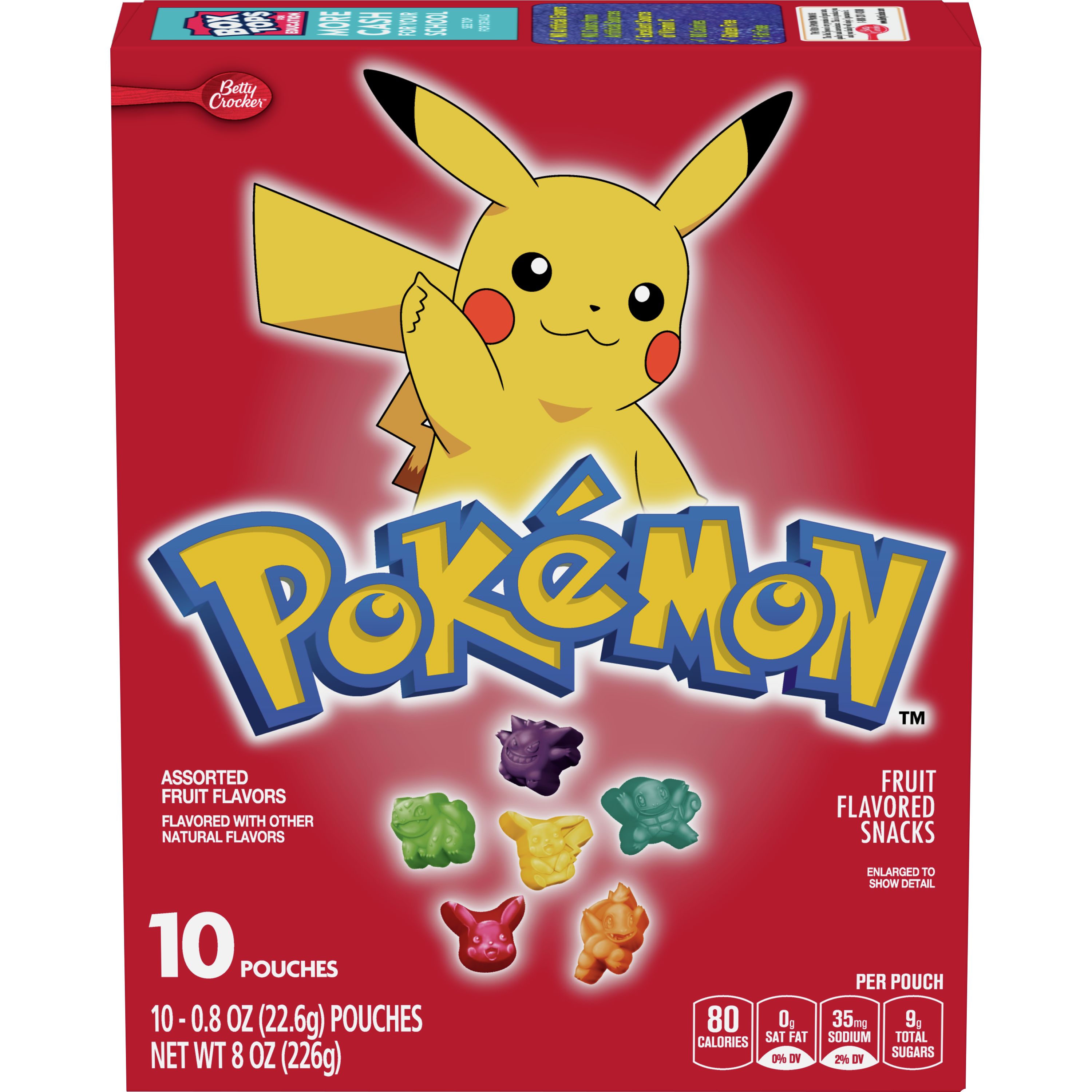 Betty Crocker™ Fruit Flavored Snacks Pokémon - BettyCrocker.com