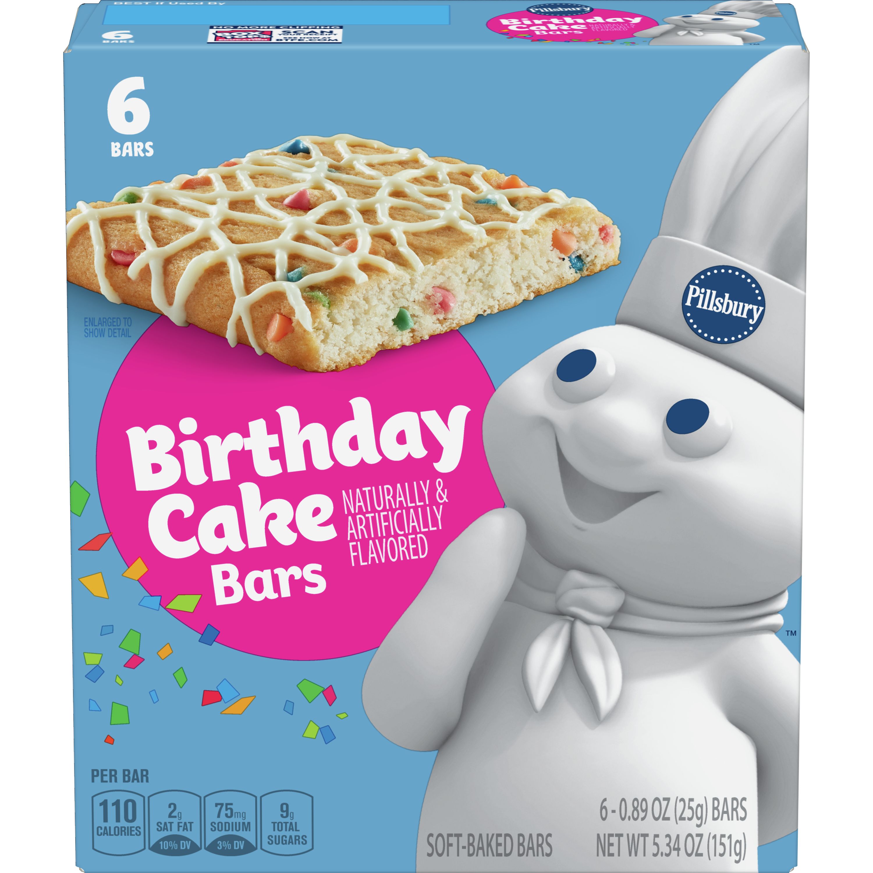 Pillsbury Birthday Cake Bar Pillsbury Com