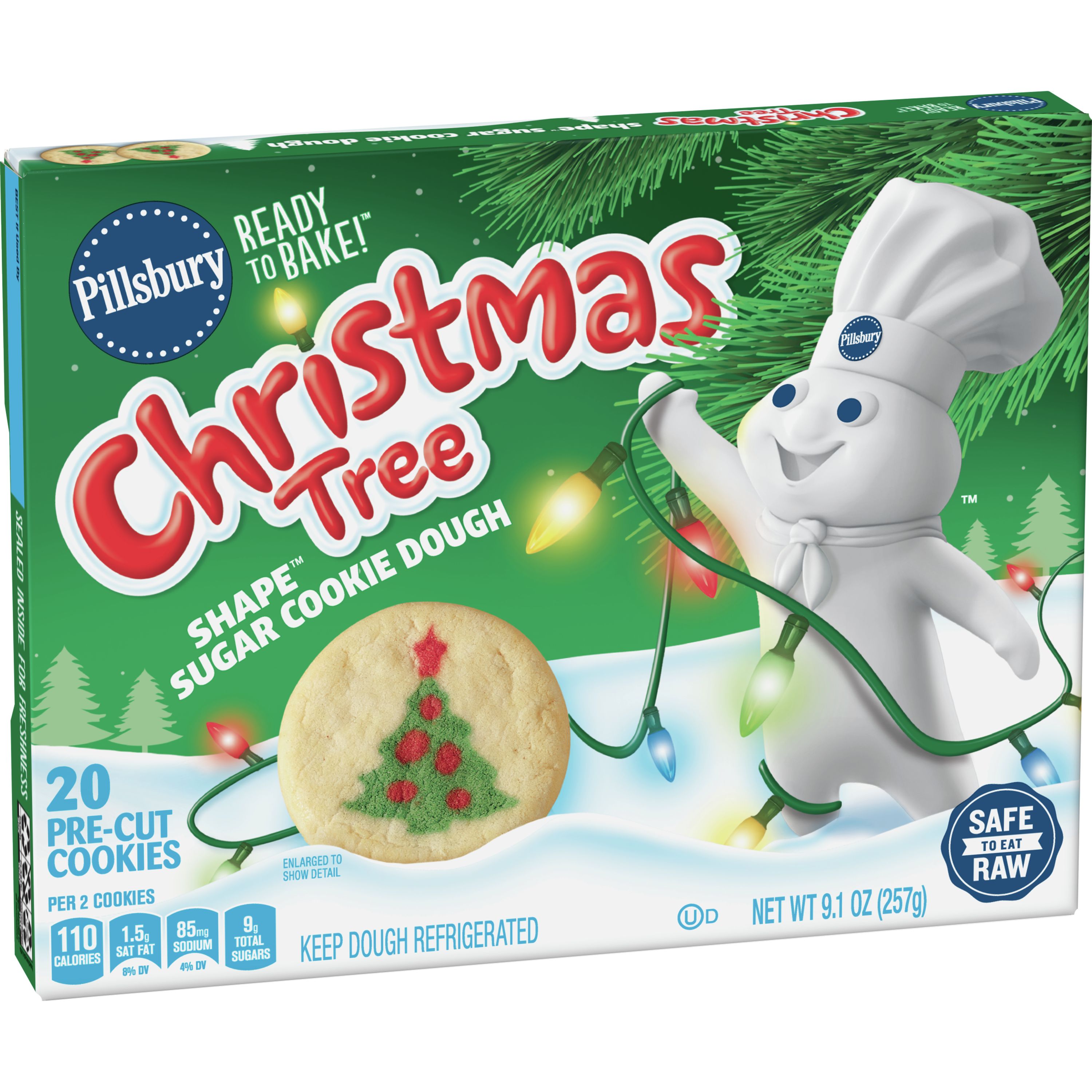 pillsbury refrigerated christmas cookies