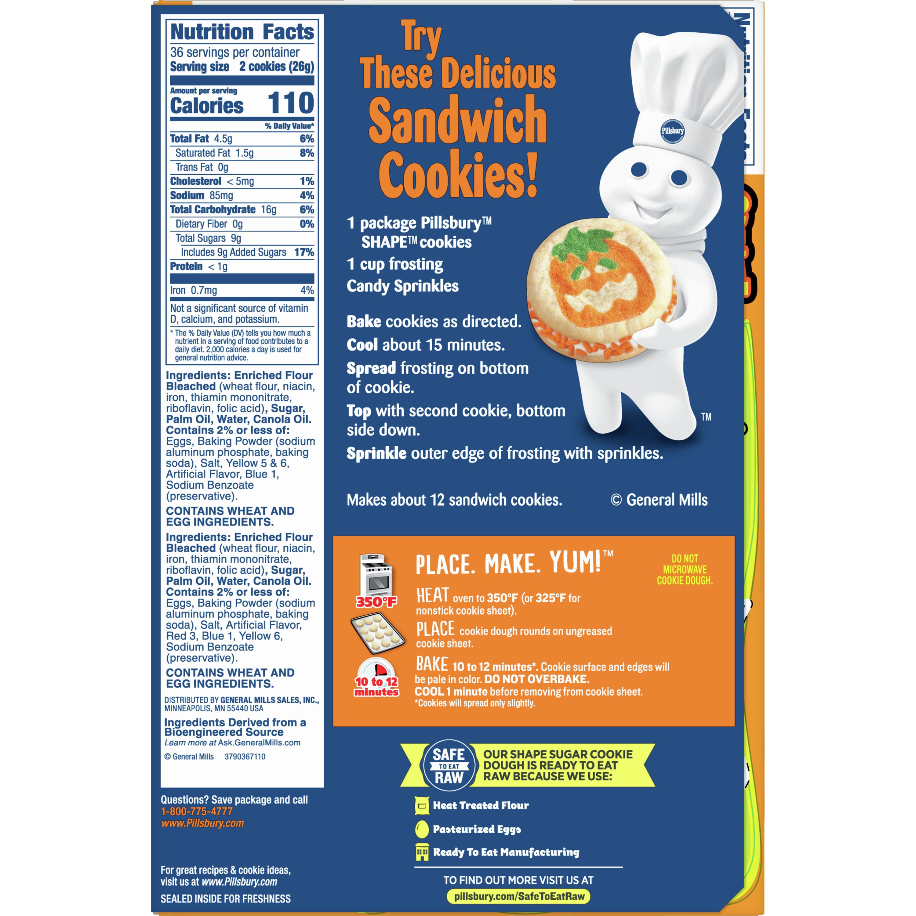 pillsbury sugar cookies halloween