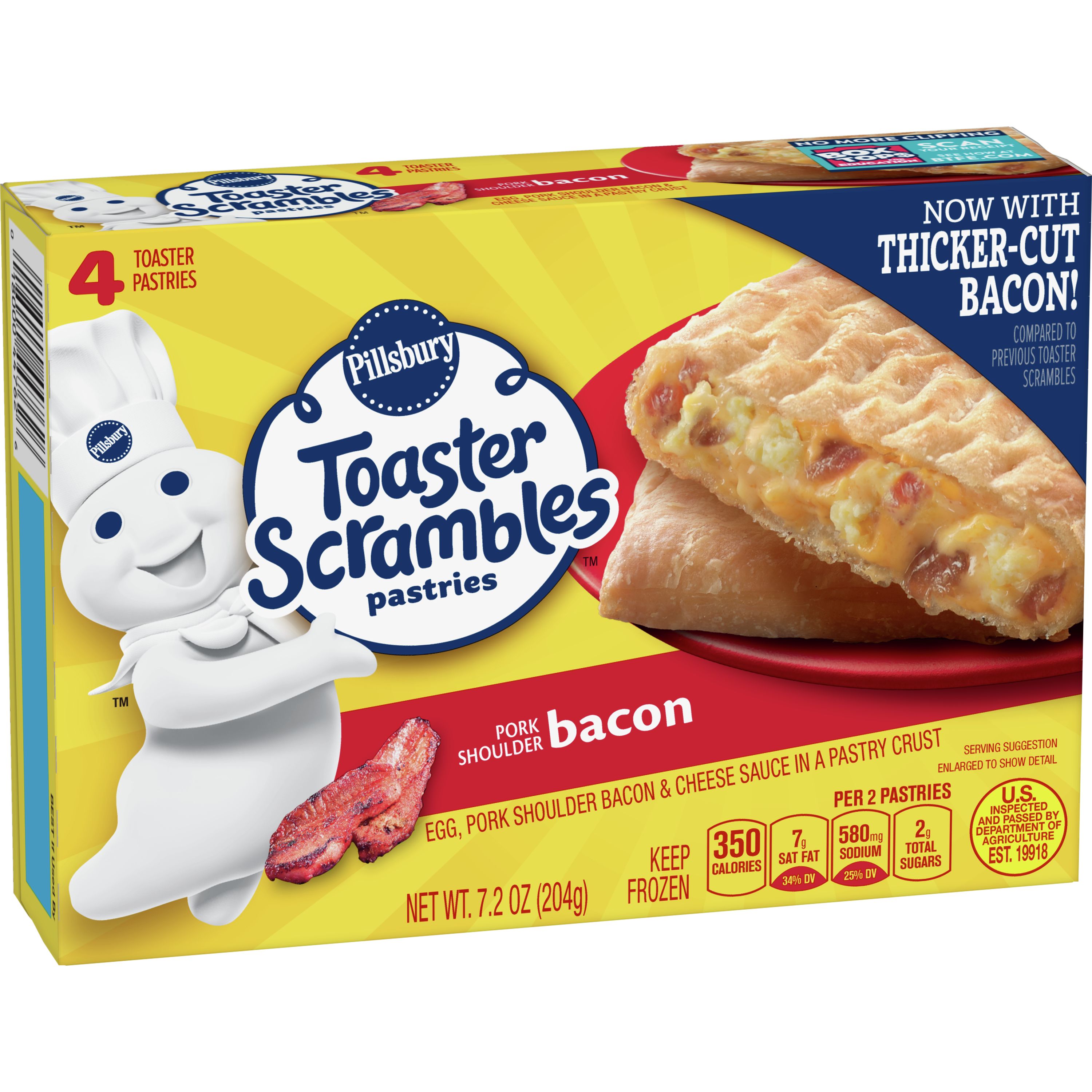 Pillsbury Bacon Toaster Scrambles Pillsbury Com