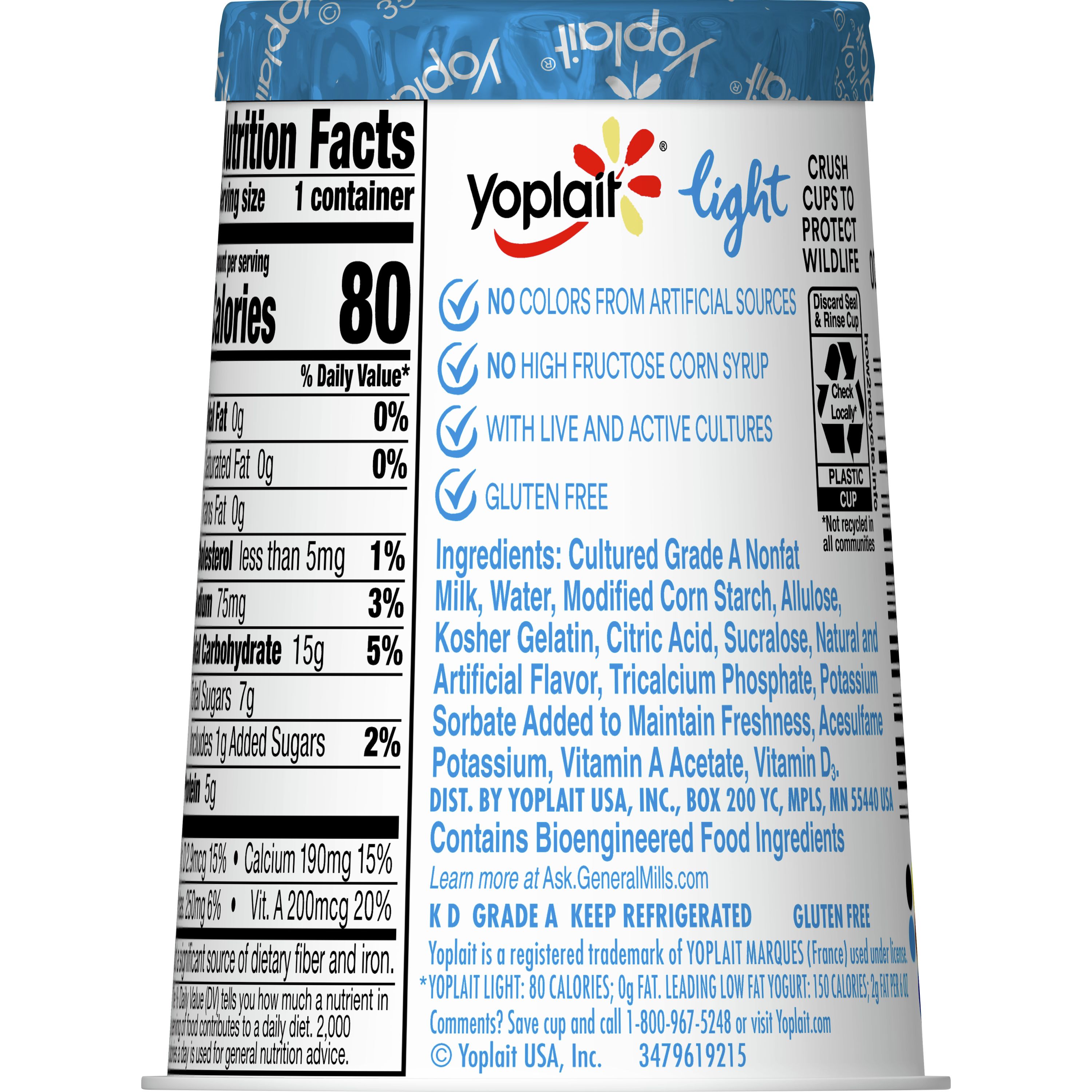 Yoplait Light Vanilla Nutrition Facts Shelly Lighting