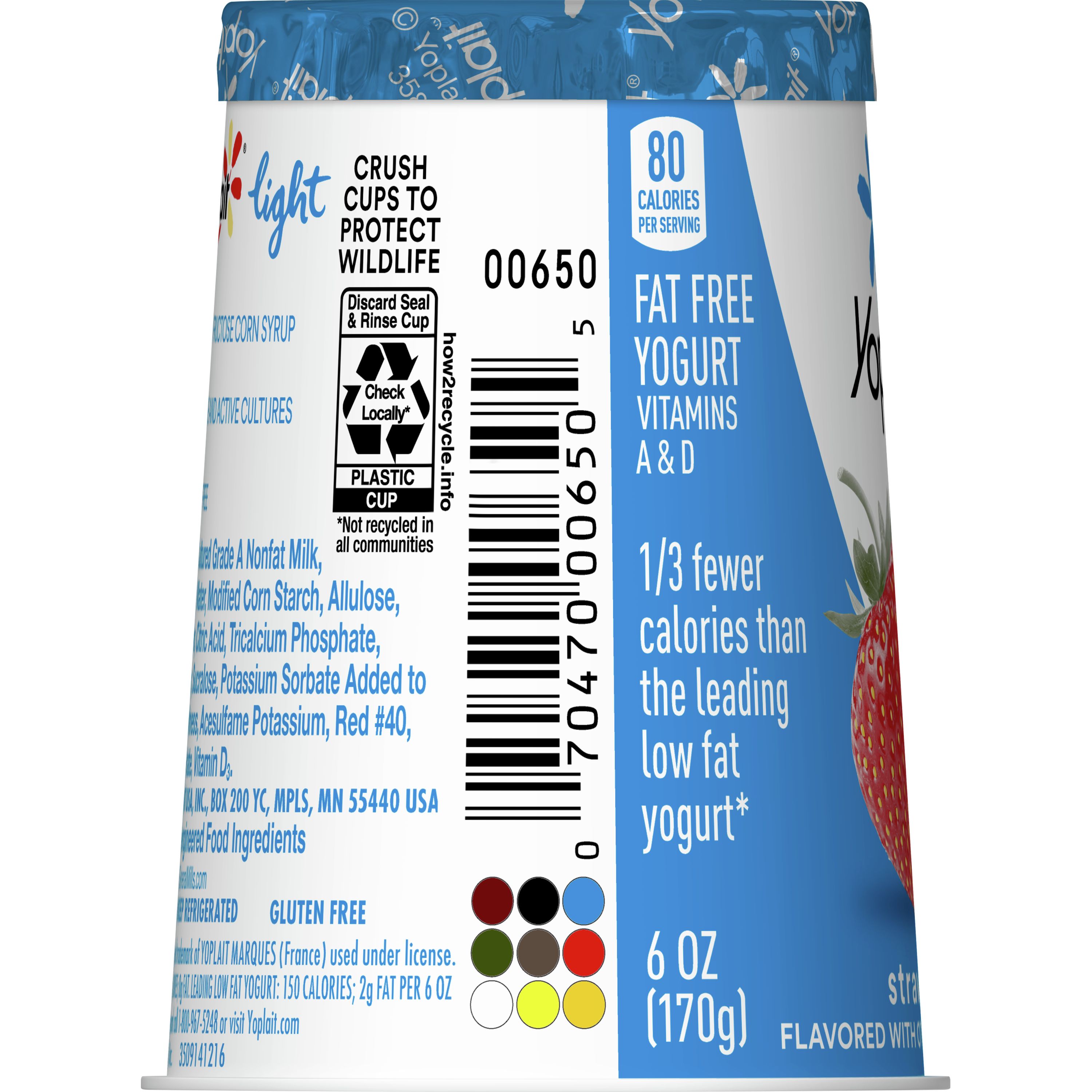 yoplait yogurt nutrition facts