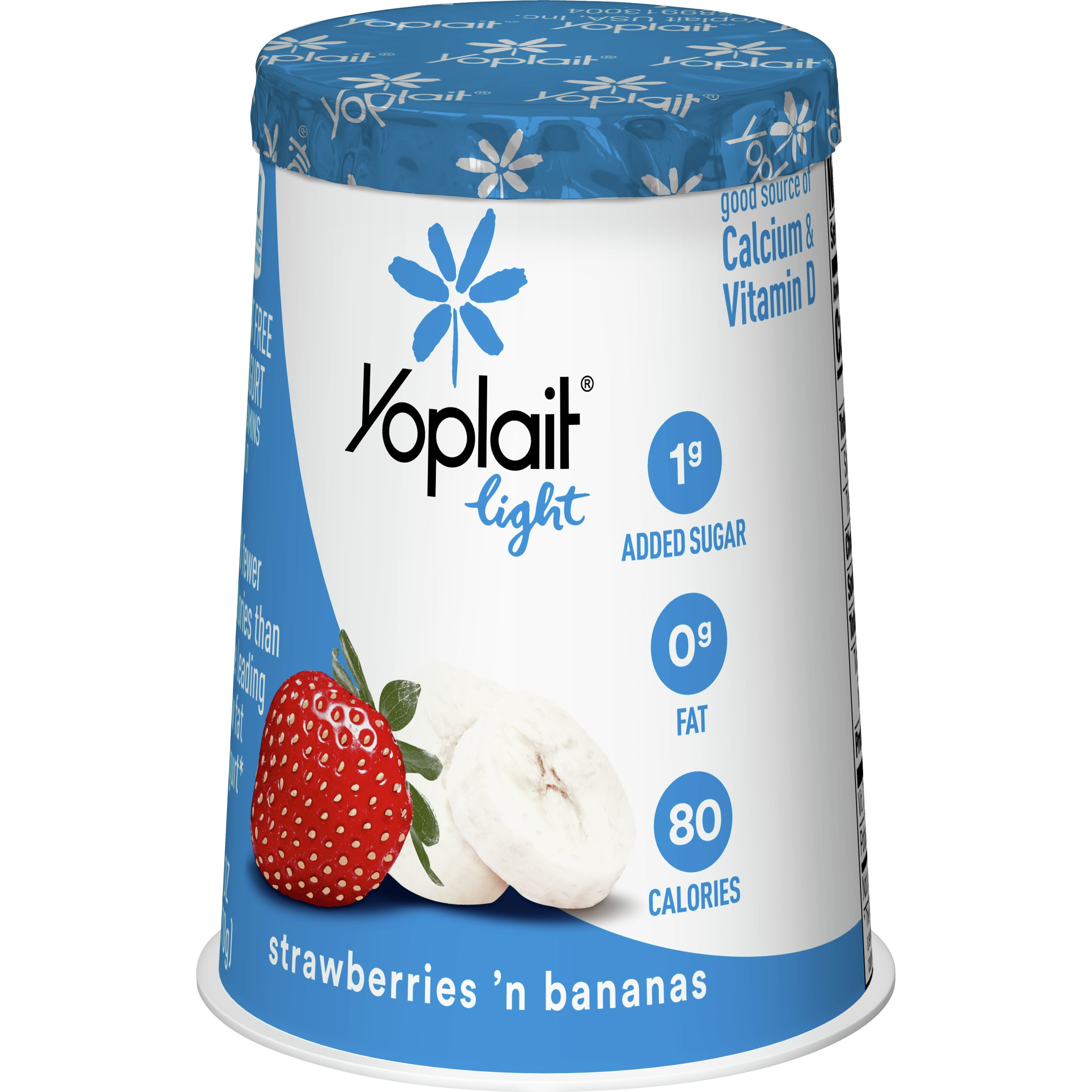 Yoplait Light Fat Free Strawberry Banana Yogurt Nutritional Information Shelly Lighting