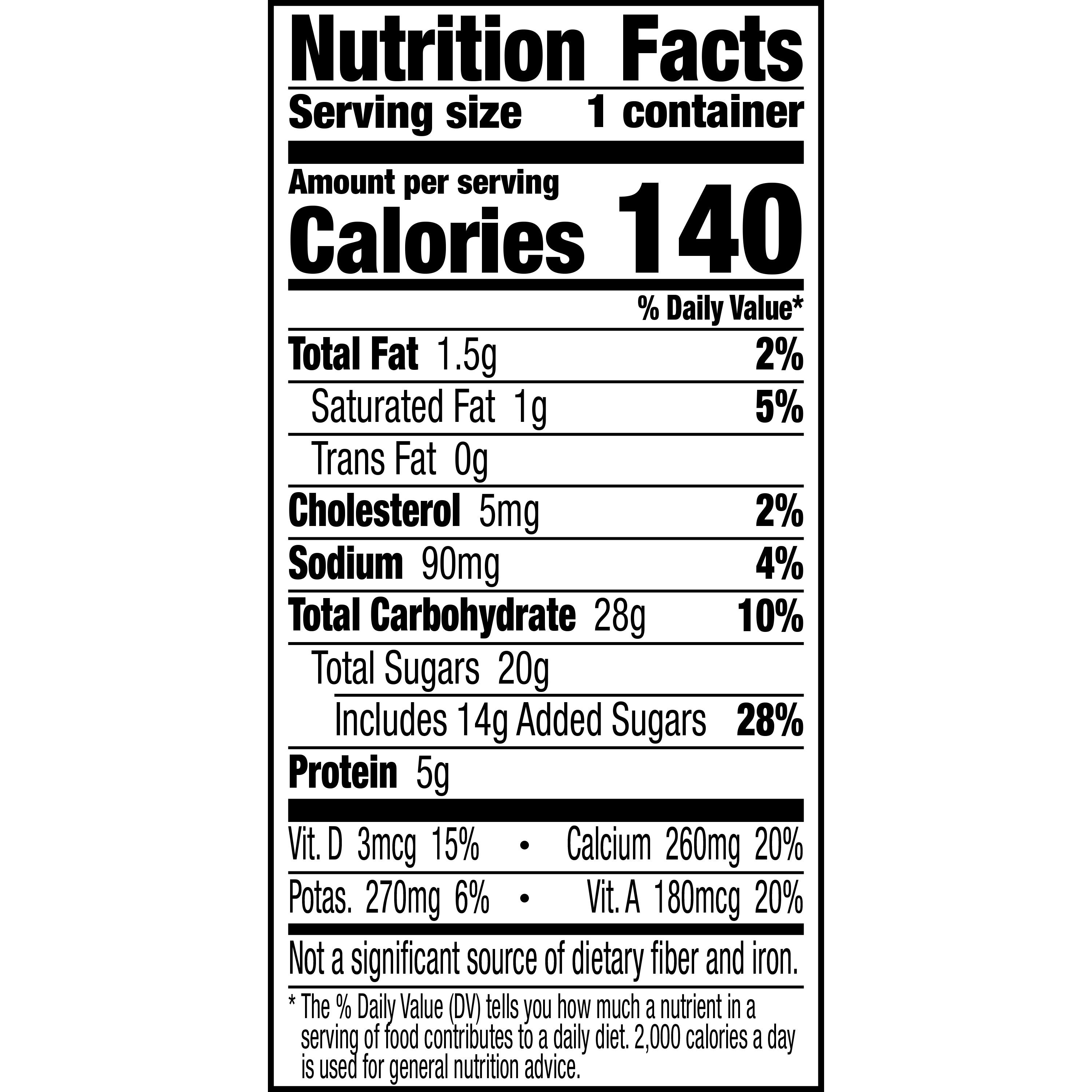 Yoplait Yogurt Nutrition Label Besto Blog