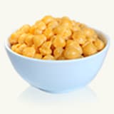 Annie's Shells and Cheese in a white bowl