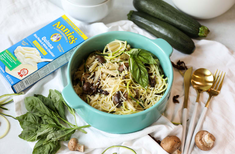 Gluten Free Quinoa Zucchini Mac