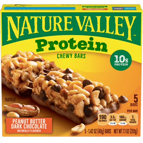 Peanut Butter & Dark Chocolate Protein Bars | Nature Valley