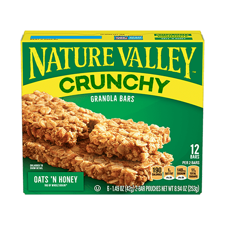 Oats And Honey Granola Bars Oat Bars Nature Valley