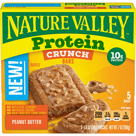 Chewy Crunchy Protein Bars Protein Snack Nature Valley