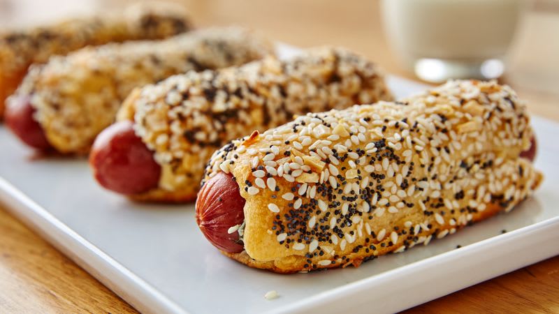 Everything Bagel Crescent Dogs