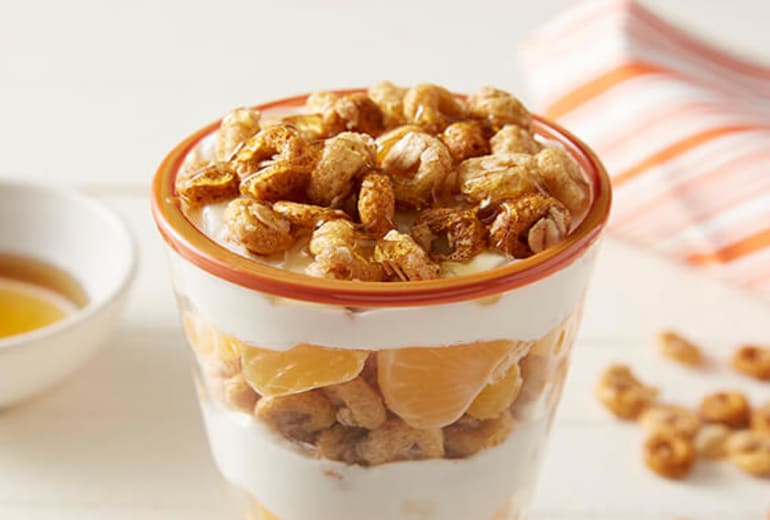 Yogurt, Honey and Walnut Parfaits Recipe