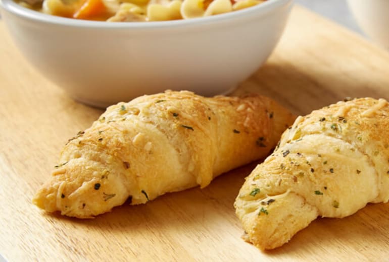 Parmesan Crescent Rolls (Not from a Can) - Biscuits & Burlap