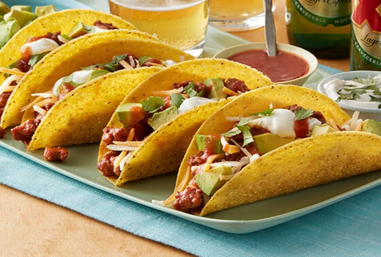 Simple Beef Tacos - Mexican Recipes - Old El Paso