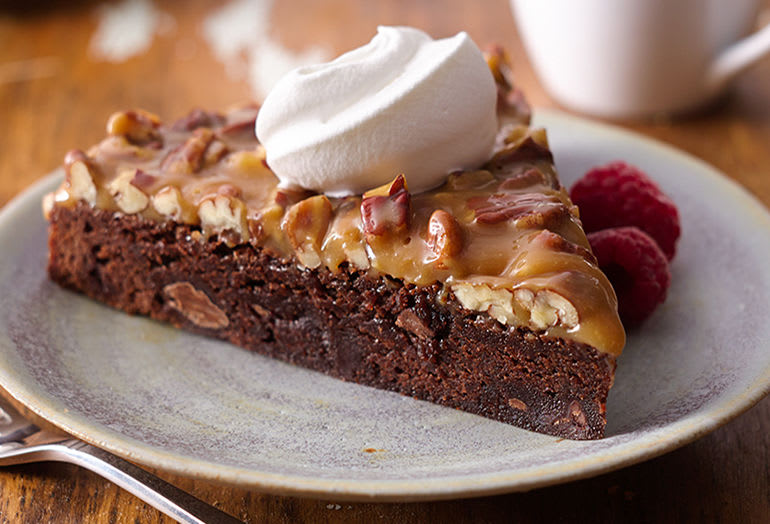 Caramel-Pecan Chocolate Dessert - Ready Plan Save