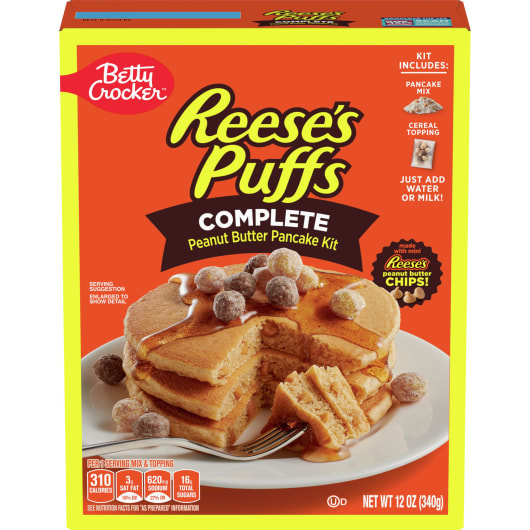 Betty Crocker REESE'S PUFFS Peanut Butter Pancake Mix, 12 oz