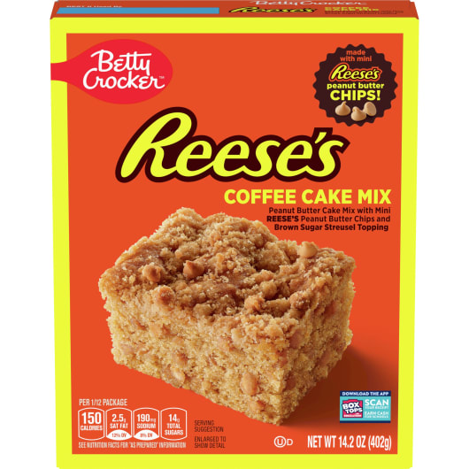 Betty Crocker REESE'S Peanut Butter Coffee Cake Mix, 14.2 oz