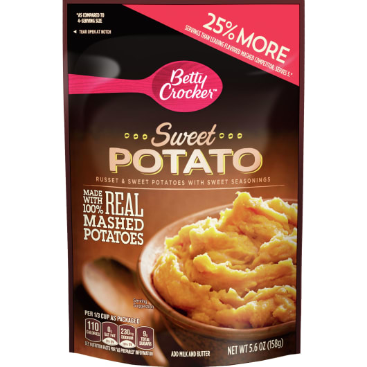 Betty Crocker Sweet Potato Mashed Potatoes - BettyCrocker.com