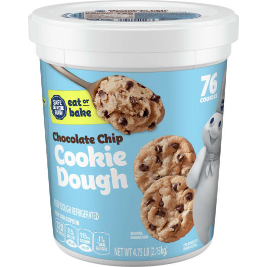 Pillsbury™ Chocolate Chip Cookie Dough Tub 76ct