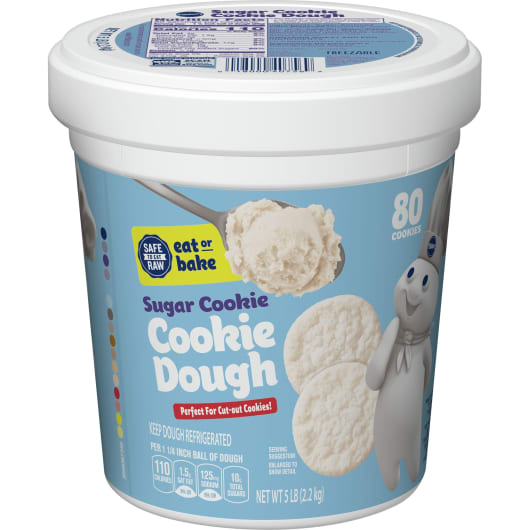 Pillsbury™ Sugar Cookie Dough Tub 80ct - Pillsbury.com