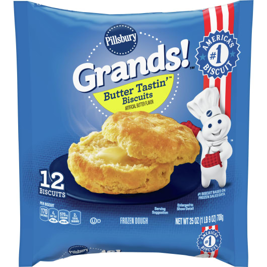 Grands!™ Butter Tastin’™ Frozen Biscuits (12 count) - Front