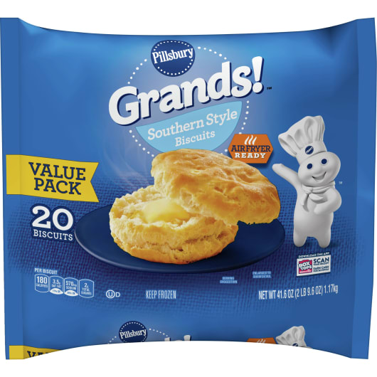 Grands!™ Southern Style Frozen Biscuits (20 count) - Front