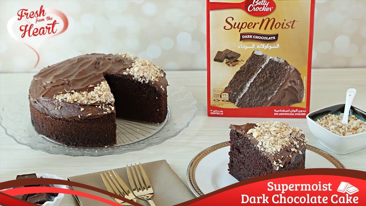 Video thumbnail image. Deliciously Dark Chocolate Cake In 3 Steps